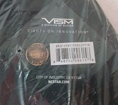 VISM Discreet Plate Carrier Vest 2XL-3XL External Pkt Tactical Shoot Hunt BLK