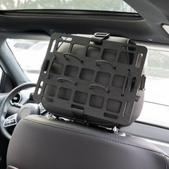 Universal Vehicle Headrest Back Storage Organizer Tactical Rigid MOLLE Panel