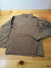 CQR Duraflex Coyote Tan Tactical Long Sleeve Shirt Men’s X Large