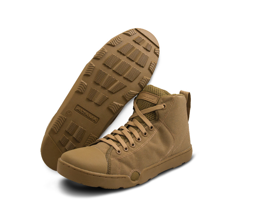 Altama Men’s OTB Maritime Assault Mid Tactical Boots Shoes Coyote Size 10.5