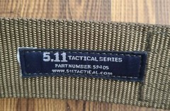 5.11 1 3/4″ Nylon Mesh Tan Belt W/Stainless Steel Buckle 59405 Size Small 28-30