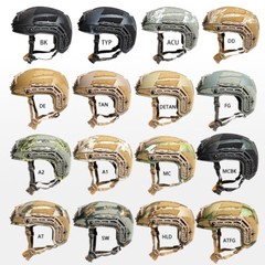 FMA Airsoft Caiman Helmet w/ NVG Shroud Rail Hunting Military Airsoft L/XL Gear