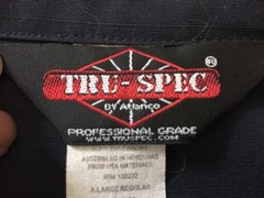 Tru Spec SS Tactical Professional Grade Cotton Blend Blue Short Sleeve XL 52″