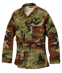 Jacket, BDU, Original, 100% Cotton Rip-Stop, M81 Woodland, XL – Regular