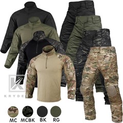 KRYDEX G4 Combat Uniform Tactical BDU Tops & Trousers w/ Elbow Pads & Knee Pads