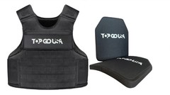 Nylon Tactical Vest with Level IV 10×12 Hard Armor Plate Silicon Carbide UHMWPE