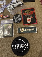 Lot Of 11 Shot Show Las Vegas 2022-2025 Patches Swag – Meta, Mercury ++ (#38)