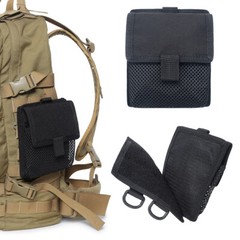 Tactical Mesh Pocket Molle Utility Bag Mag Storage Pack Attachment Quick Release