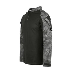 Tactical Combat Shirt Men Army Military Camo Long Sleeve Airsoft Hunting