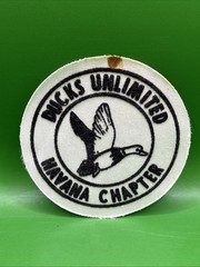Ducks Unlimited Havana Chapter 3.5″ Circle Patch Badge- White, Never Used – Spot