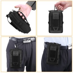 Tactical Phone Holder Bag Molle Belt Phone Pouch Case Holster Camping Waist Bag
