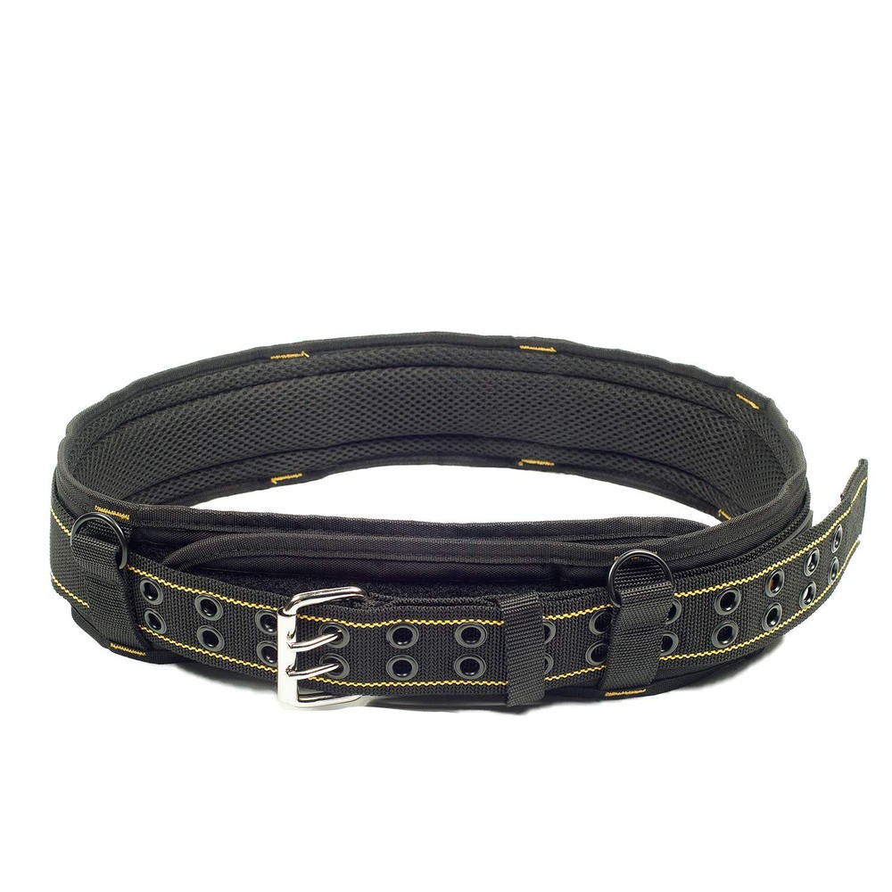 AISENIN 3 inch Padded Tool Belt 12.3 x 4.6 x 3.2 inches, Yellow and Black