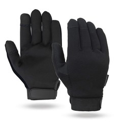 Illinois Glove Company 76LB Touchscreen Mechanics Gloves, Large, Black