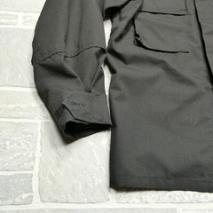 Tru Spec Tactical Shirt Adult Large Black Ripstop Button Up Canvas CPS Systems
