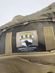 Sandpiper of California Hanging Toiletry Travel Shower Bag Coyote Tan