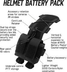 Tactical Helmet Battery Pouch Counterweight Pouch Helmet Pack Balance Weight Bag