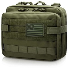 Tactical Large Admin Pouch of Double Layer Design, Molle EDC EMT Utility Pouc…