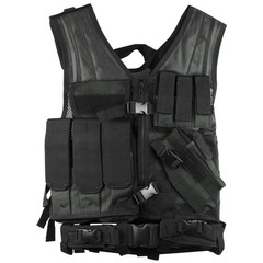 NCSTAR TACTICAL VEST MED-2XL BLK