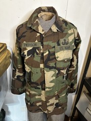 Tru-Spec BDU Jacket Medium Long Woodland Tactical Ripstop Summer Weight Navy EOD