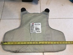 bullet proof lvl II body armor ballistic+stab armor in fair to good condition