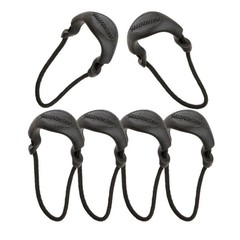 Maxpedition Small Zipper Pulls (6 Pack), Black Small,