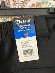 LOT Mens Pants 44×32 GALLS Black RipStop Canvas Tac Force Tactical Cargo Work