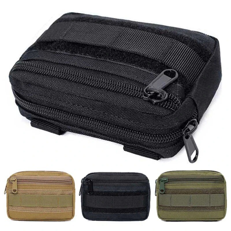 Tactical Molle Admin Pouch Compact EDC Utility Accessory Gadget Gear Nylon Pouch