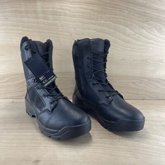 5.11 ATAC 2.0 8″ Mens Size 7W Black Sidezip Tactical Boots