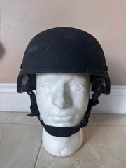 Armor Source AS-202 Ballistic Helmet Level IIIA Black Full Cut LARGE #9