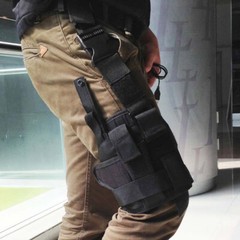 Tactical Right Drop Leg Holster Pistol Gun Thigh Holster Belt Pouch Adjustable