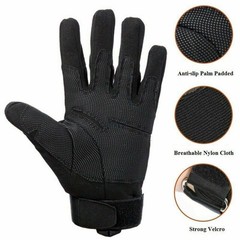 Summer Breathable Tactical Full Finger Gloves for Men Airsoft Motorcycle Hunting