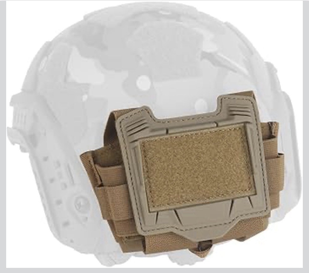 Tactical Helmet Battery Pouch Counterweight Pouch Helmet Battery Pack – Khaki