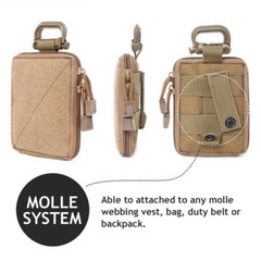 Tactical Molle Pouch Compact Utility Gadget Tools Organizer Waist EDC Pouch Bag