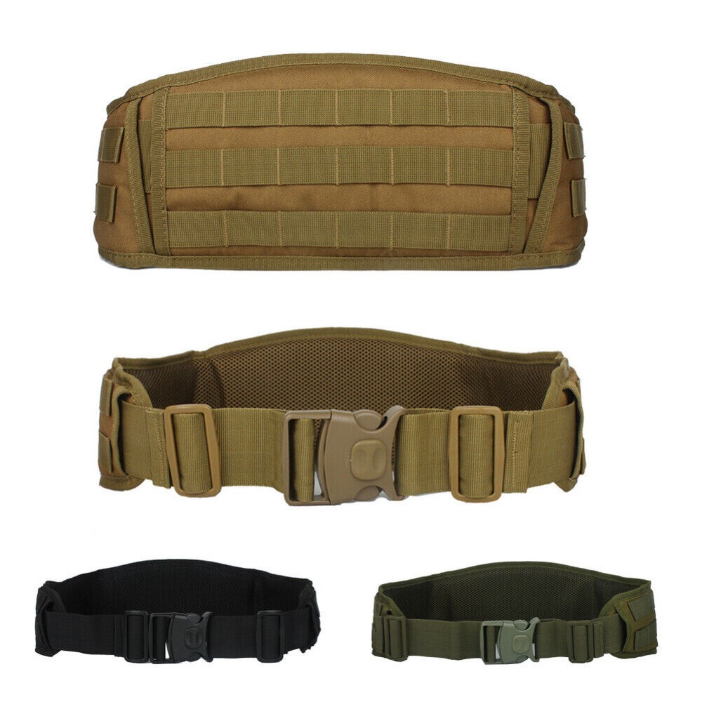 Hunting Tactical Molle Waist Belt Outdoor Multi-purpose Belt Combat Battle Belt