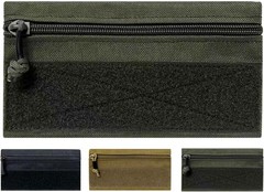 Tactical Admin Zipper Pouch with Hook and Loop, Carry On Bag Insert EDC Organize