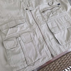 5.11 Tactical Series Tan Hunting Cargo Vest Men’s XXL NRA Logo 80001 Model