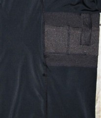 LN Black Gray Stone Concealment V-Neck Compression SS Shirt Men’s SMALL S