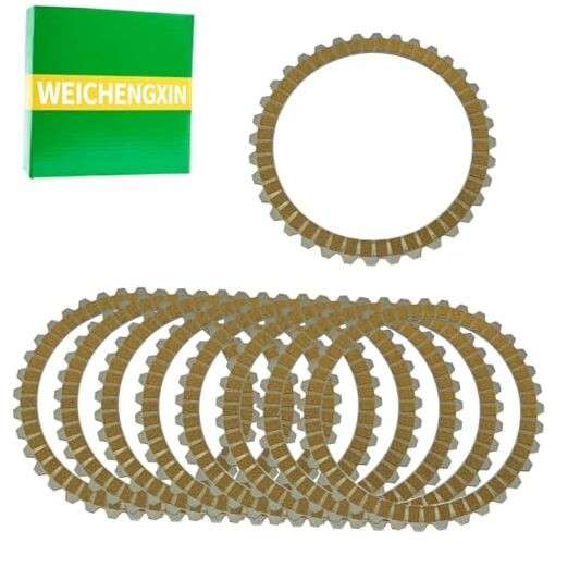 9Pcs Clutch Friction Plates Set for Sportster 883 1200 XL883 XL1200 Dyna Low