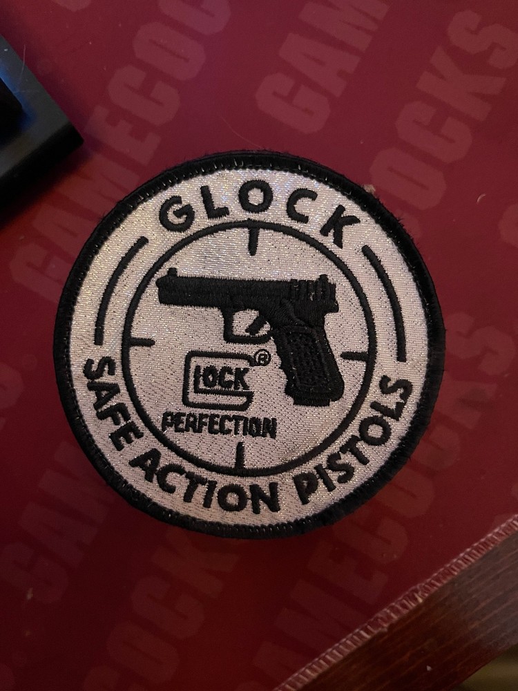 GLOCK Perfection Safe Action Pistols Embroidered Iron On Sew On Collectors Patch
