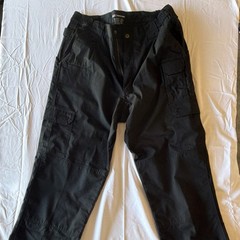 5.11 Tactical Black Solid Cargo Pants Polyester Cotton Size 34/34