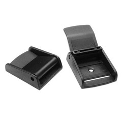 5pcs 1-1/2″ (39.5mm) Webbing Cam Buckles Plastic Black Toggle Clip Backpack S…