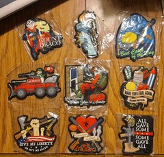 9 Patriot Patch Co. Patches, New in Package, Lot #3