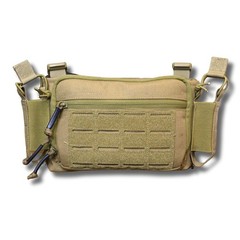 TS Slim Placard – 1000D Nylon MOLLE & Utility Panel – Desert Tan