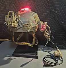 NIJ IIIA HELMET WENDY 3.0 PTT F30 COMMS L4 WILCOX MOUNT SF KX1A HL1 IFF BEACON