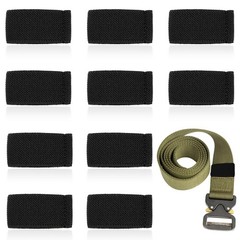 Elastic Belt Keeper 10 Pack Nylon Canvas Web Belt Loop Keeper