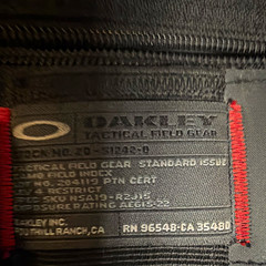 Oakley Darklem Tactical Field Gear Black Zip Bag 15L Fits Up to 15″ Laptop