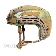 FMA Airsoft Caiman Helmet w/ NVG Shroud Rail Hunting Military Airsoft L/XL Gear