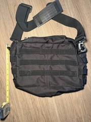 Diplomat Gear Black Nylon Tactical Gear Bag Padded MOLLE Webbing Shoulder Strap