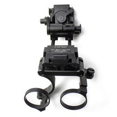 Metal L4G24 NVG Mount with J-Arm / RQE Dual Bridge Night Vision Mount For Helmet