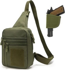 Crossbody Shoulder Bag for Men Sling Bag Tactical Crossbody Handgun Holster Bag
